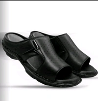 Royal Comfort Trendy Leather Sandals Collection - 8, Black