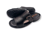 Royal Comfort Trendy Leather Sandals Collection - 10, Black