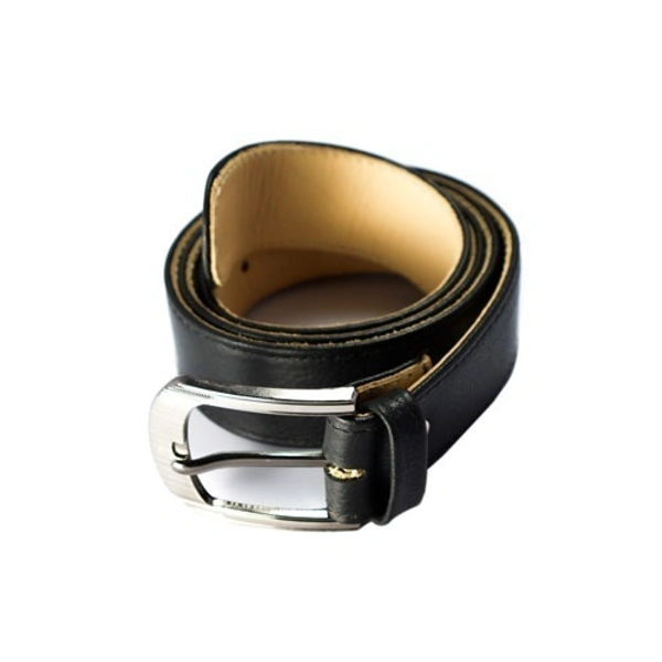 Genuine Leather Black Belts - Black Colour