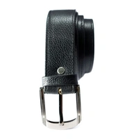 Genuine Leather Black Belts - Black Colour