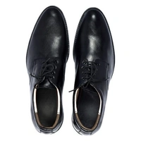 Stepscart Royal Derby Genuine Leather Formal Shoes - 6, Black