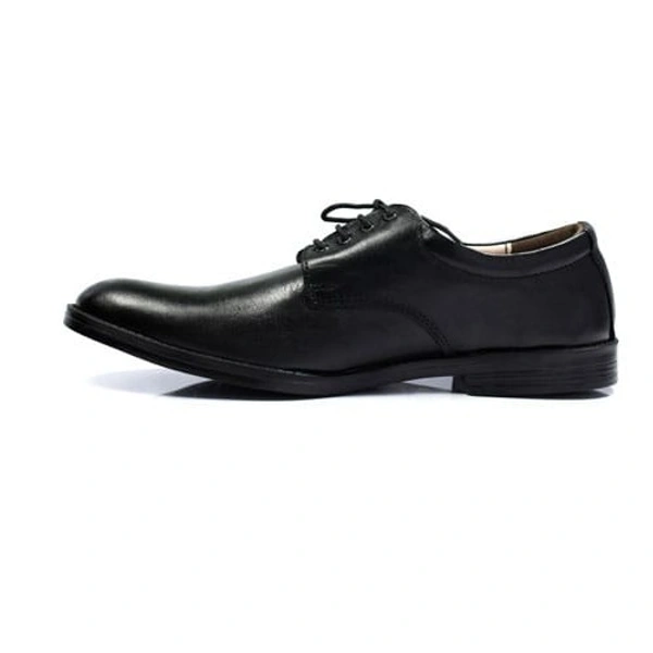 Stepscart Royal Derby Genuine Leather Formal Shoes - 6, Black