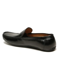 Executive Comfort Genuine Leather Formal Loafers for Men - 6, Black