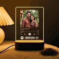Giftflix Custom Spotify Music LED Frame with Photo | Personalized Favorite Song Gift Lamp