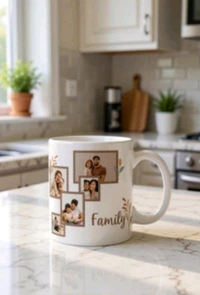 Customized Photo Printed Coffee Mug | Personalized White Ceramic Mug Gift