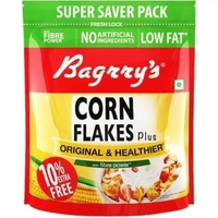 Bagrry's Corn Flakes Plus | Original and Healthier, 800 GM (with Extra 80 g) | Low Fat & Cholesterol | High Fibre | All Natural CornFlakes
