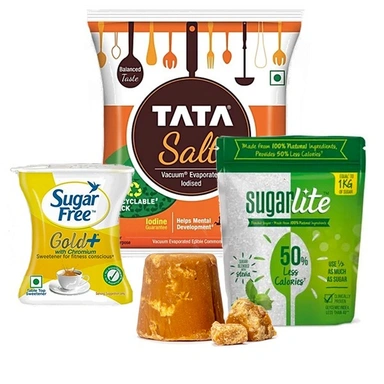 Salt,Sugar & Jaggery