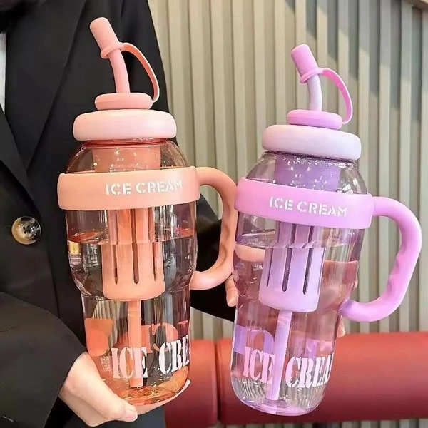 Icecream plastic sipper Premium quality