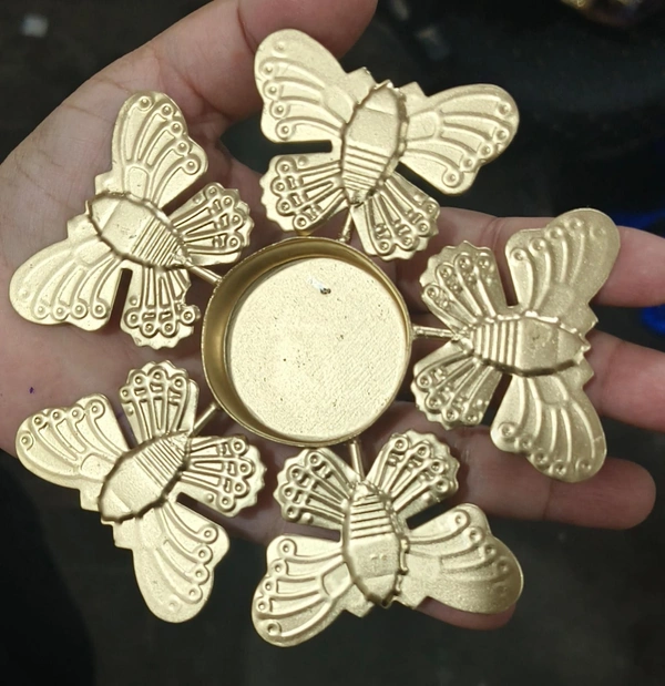 Butterfly metal tealight holder