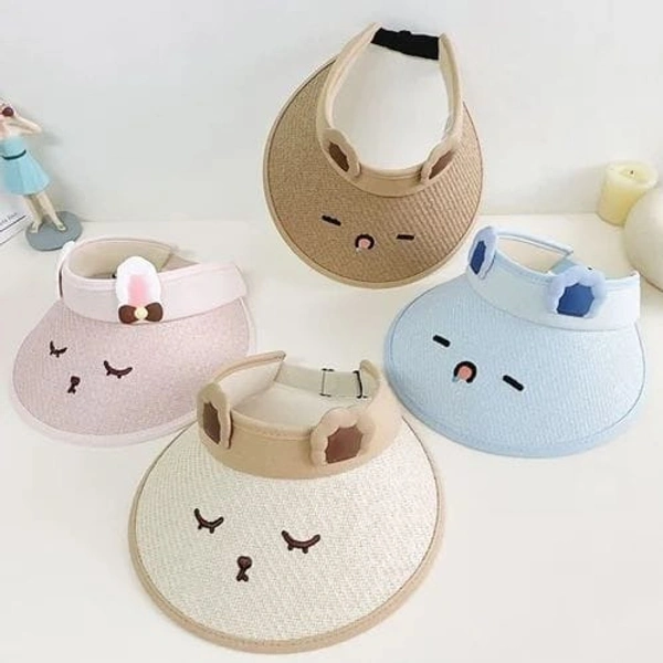 Korean design kids summer cap adjustable