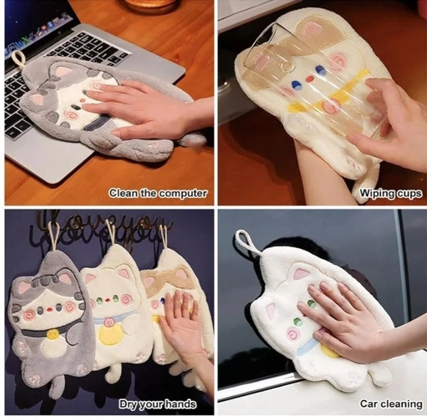 New design in hand towels Cat Towel