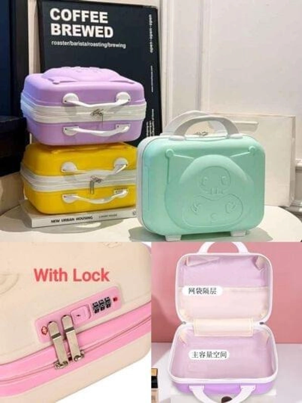 Premium quality kids mini suitcase cum vanity with lock