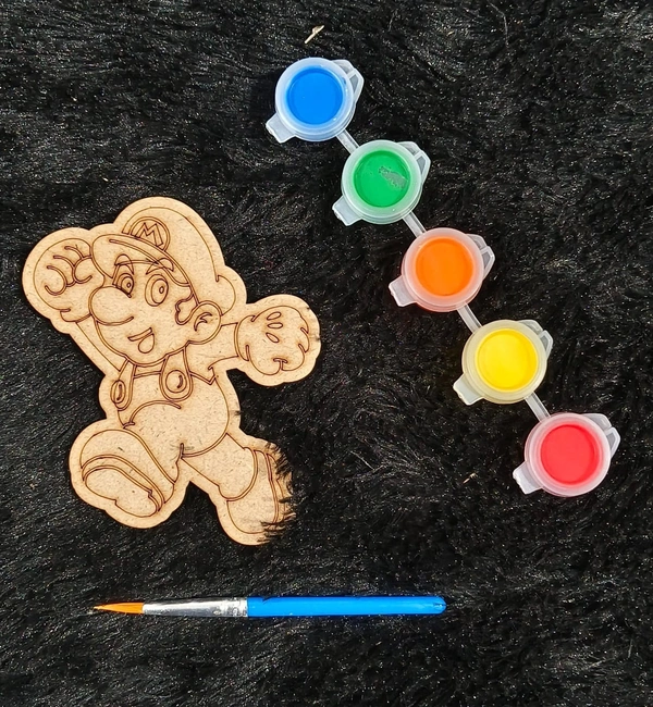 New diy mdf magnet kits With colors and brush