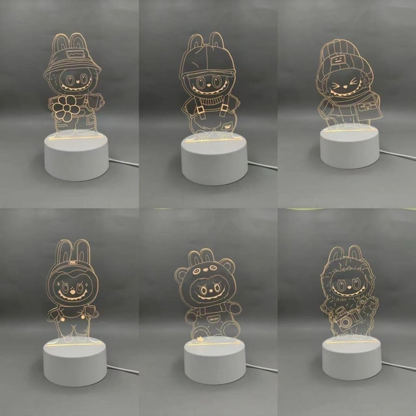 New acrylic lamp in labubu theme