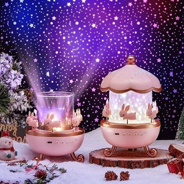 Rabbit star projector with 6 films
