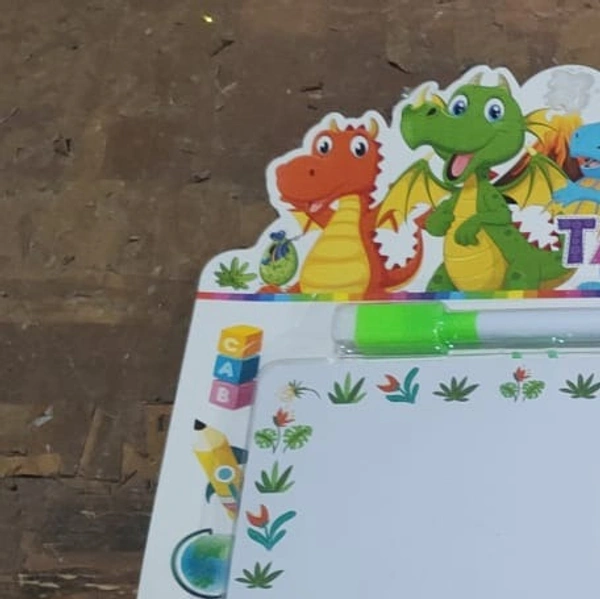 New white board with stand and marker Design random only