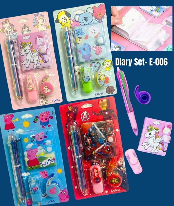 Homeoculture New stationery sets in stock Designs available Unicorn BTS Minion Frozen