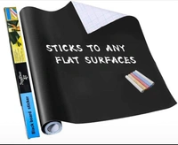 *45*200cm  BlackBoard Sticker with 5 chalks inside