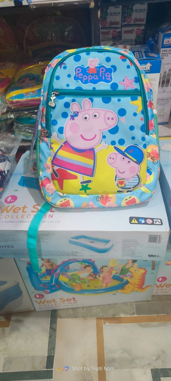 14 inch school bags with 4 zips