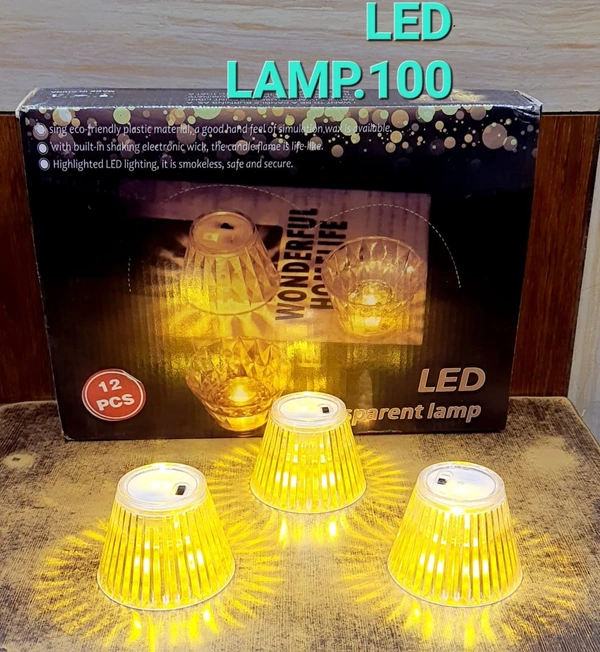 New shape led lantern lamps with shadow effect pack of 6