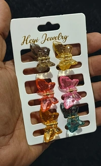 New mini hair claw clips/clutchers pack of 6