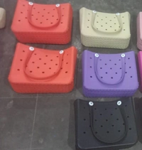 Beach Tote Bag Waterproof Open Hole Beach Basket Bag for Boat Outdoor Summer 38cmx32cmx13cm  15x12x5 inches 