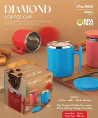 Giant coffee mug Steel inside 300 ml