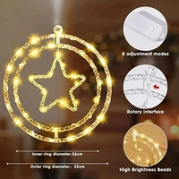 Celebrate Ganesh Chaturthi, Diwali in a unique style by decorating your houses and windows with our double wired star lamp light. Colours: Warm white                  Multi                   Decorate it at the back of Ganpati ji or hang it anywhere to make the decor unique.   Plug operated light with high quality wire and pendant.  Comes in box packing