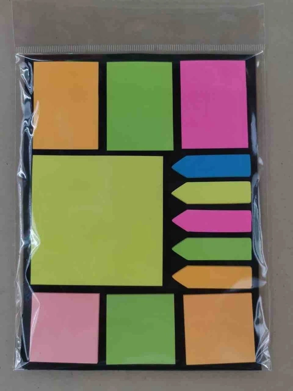 Sticky Notes and Page Markers Binder Pack (Assorted Size and Colour)