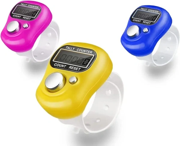 Multiuse Finger Counter Portable Hand Finger Counting Machine Digital Head Electronic Tally Counter