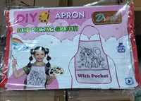 Diy apron kit with front pocket on apron. Design random only girl or boy choice possible