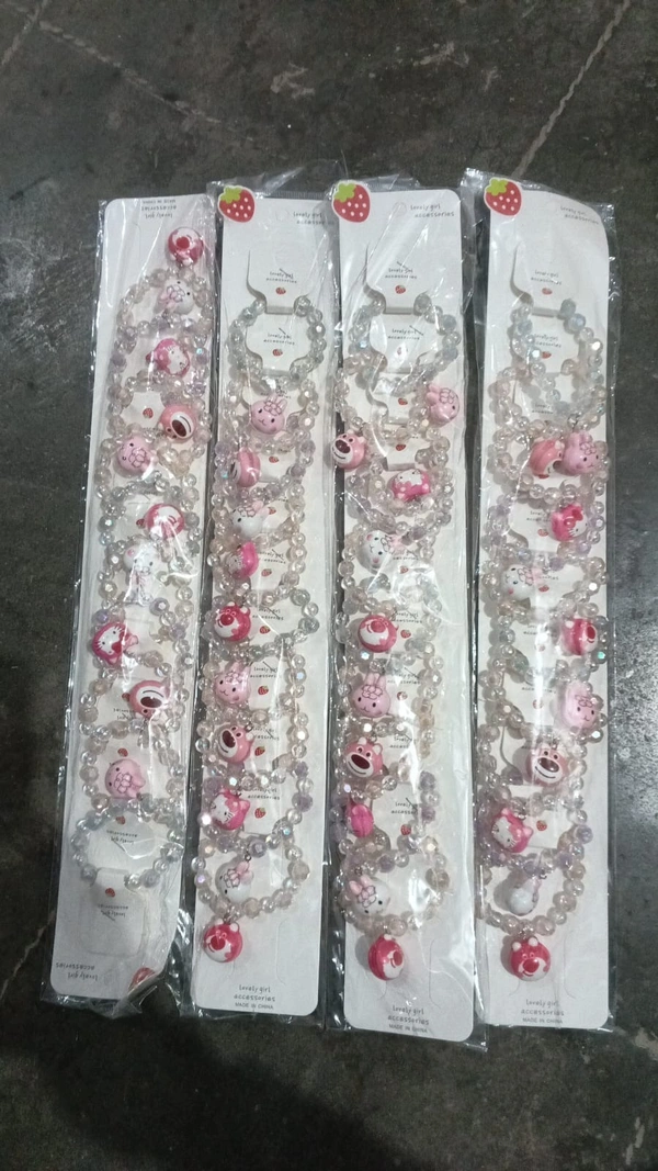 12 pcs led free size elastic wristband. Design random only