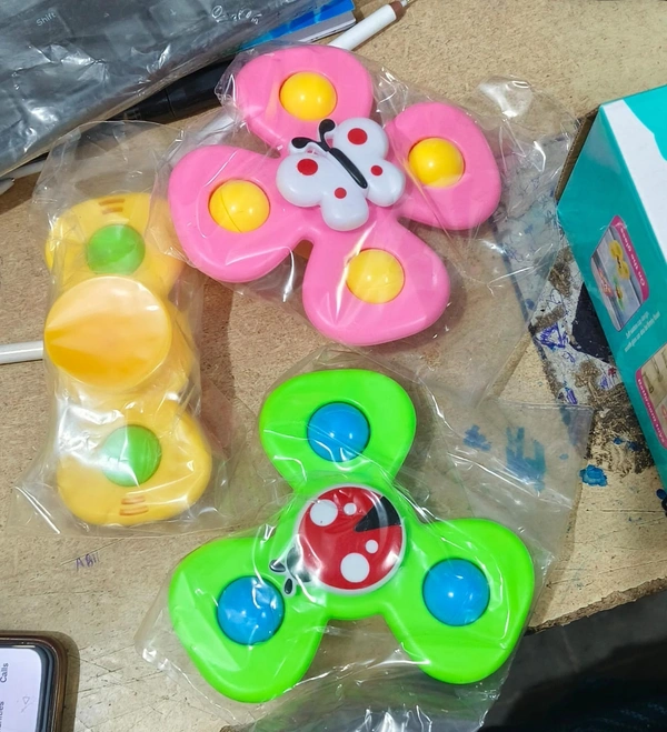 Spinning top set of 3   Real pic shared