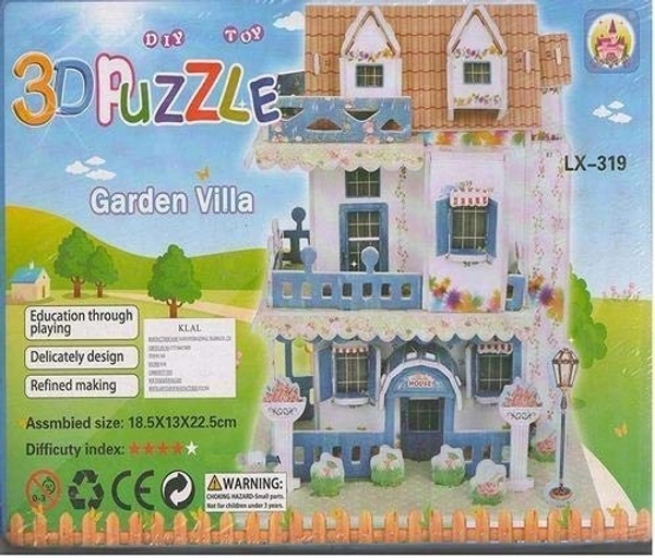 Random Design 3D DIY Puzzle Ship Kit for Kids Ages 4-8 | Build & Create Cardboard Model | Fun Educational Jigsaw Puzzle & Construction - Minimum 12