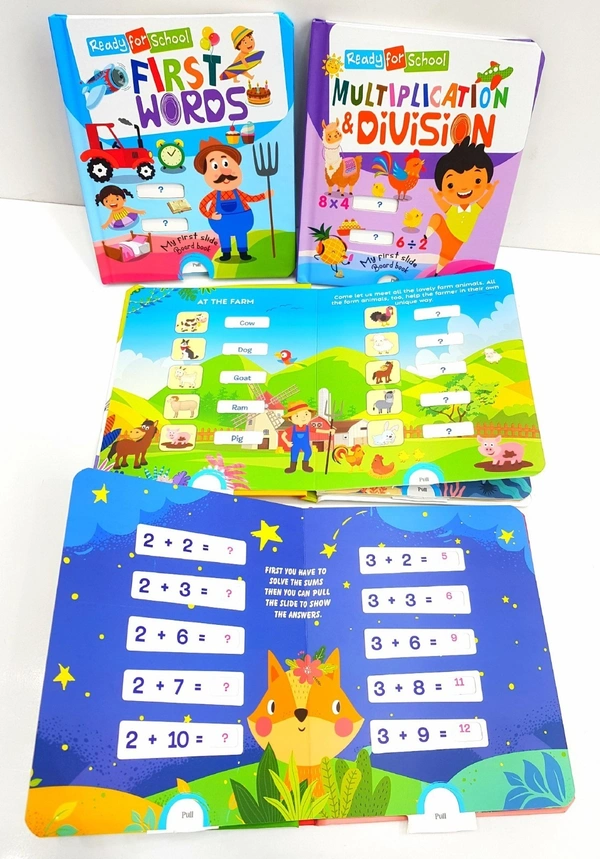 Division multiplication Pull down book Only division n multiplication available