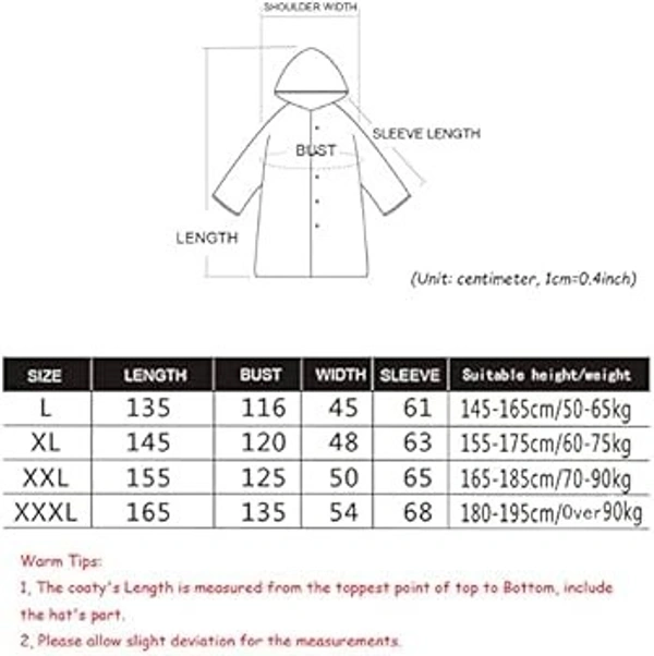 Homeoculture Kids Hooded Raincoat with Hood Visor & Storage Bag | Waterproof Printed Rain Jacket for Boys & Girls | Lightweight School Rainwear for Young Kids & Tweens - 2xl