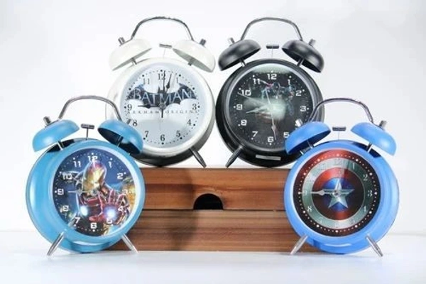 New avengers theme premium quality metal alarm clock