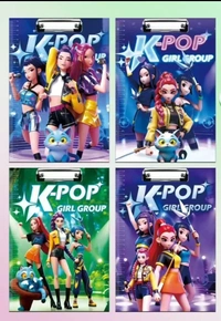 New kpop and stitch examboard A4 size