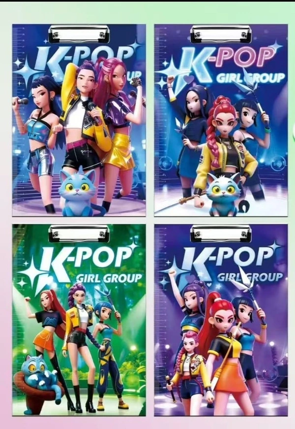 New kpop and stitch examboard A4 size