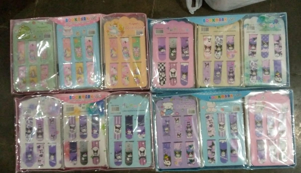 Magnetic bookmarks set of 6. unicorn, kuromi and space theme available 