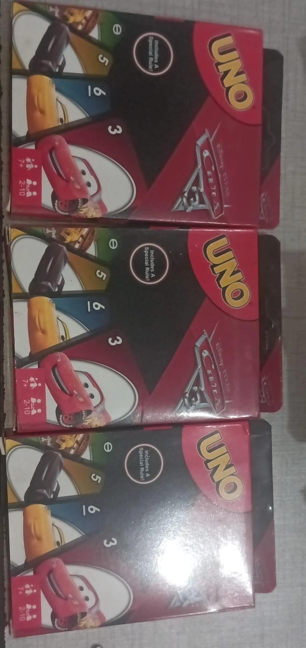 Uno cards restocked in Disney characters