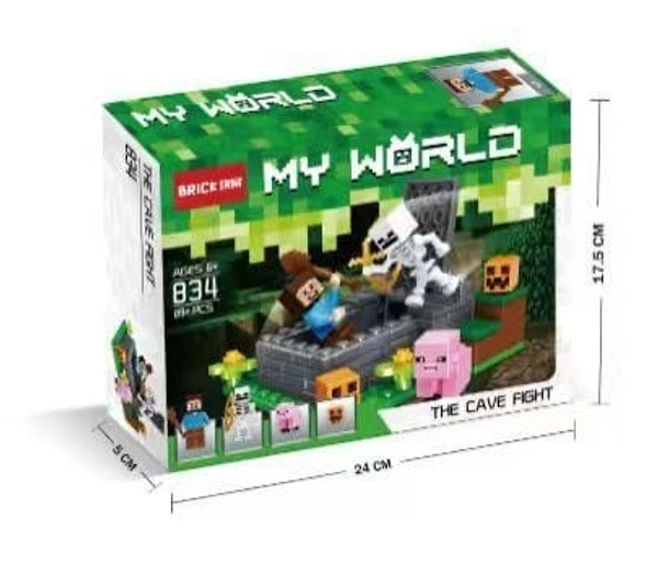 New lego blocks in Minecraft theme