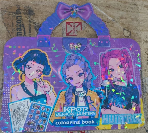 New kpop coloring book with sricker pages