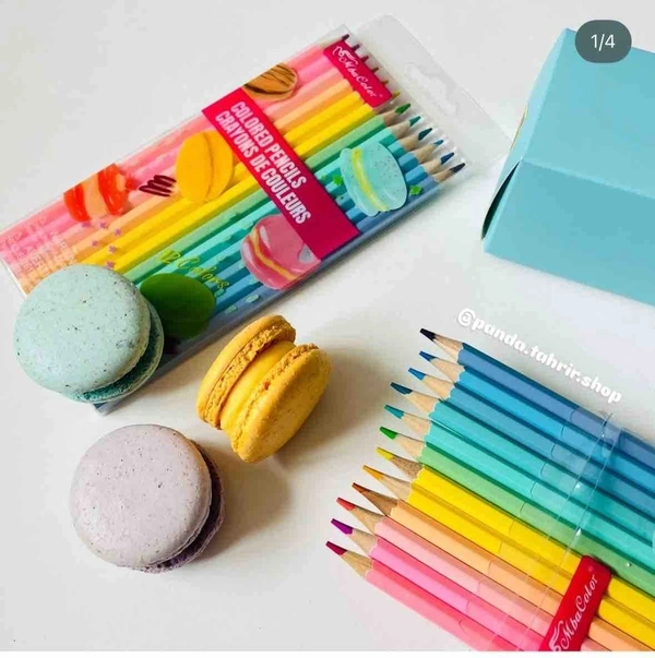 Pastel color pencil set of 12
