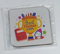 New mdf fridge magnets for teachers day 3*3 inches