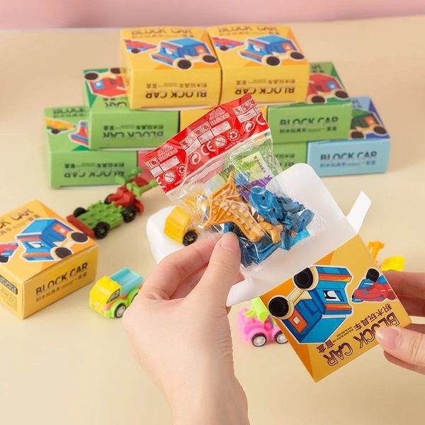 New arrival Dispatch Tuesday Diy car block toys