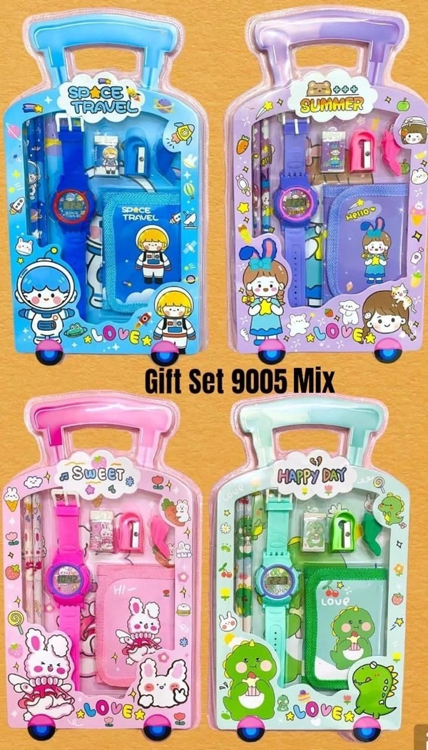 Luggage stationery set restocked