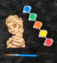 New diy mdf magnet kits With colors and brush