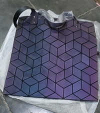 Geometric pattern tote bag
