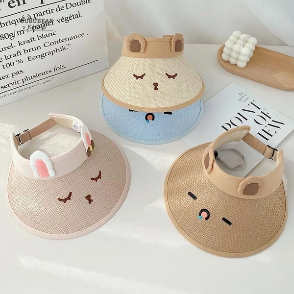 Korean design kids summer cap adjustable